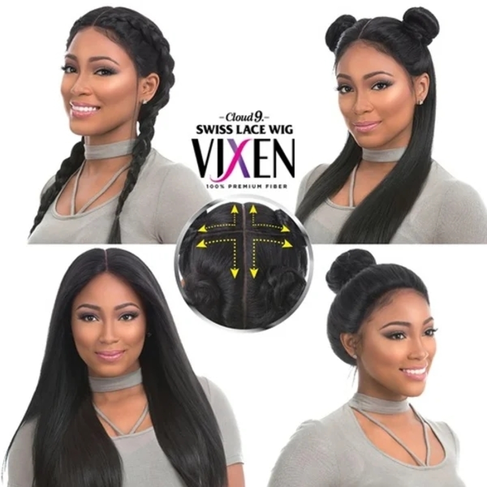 Vix Swiss Lace Wig - Black Wine (99J)